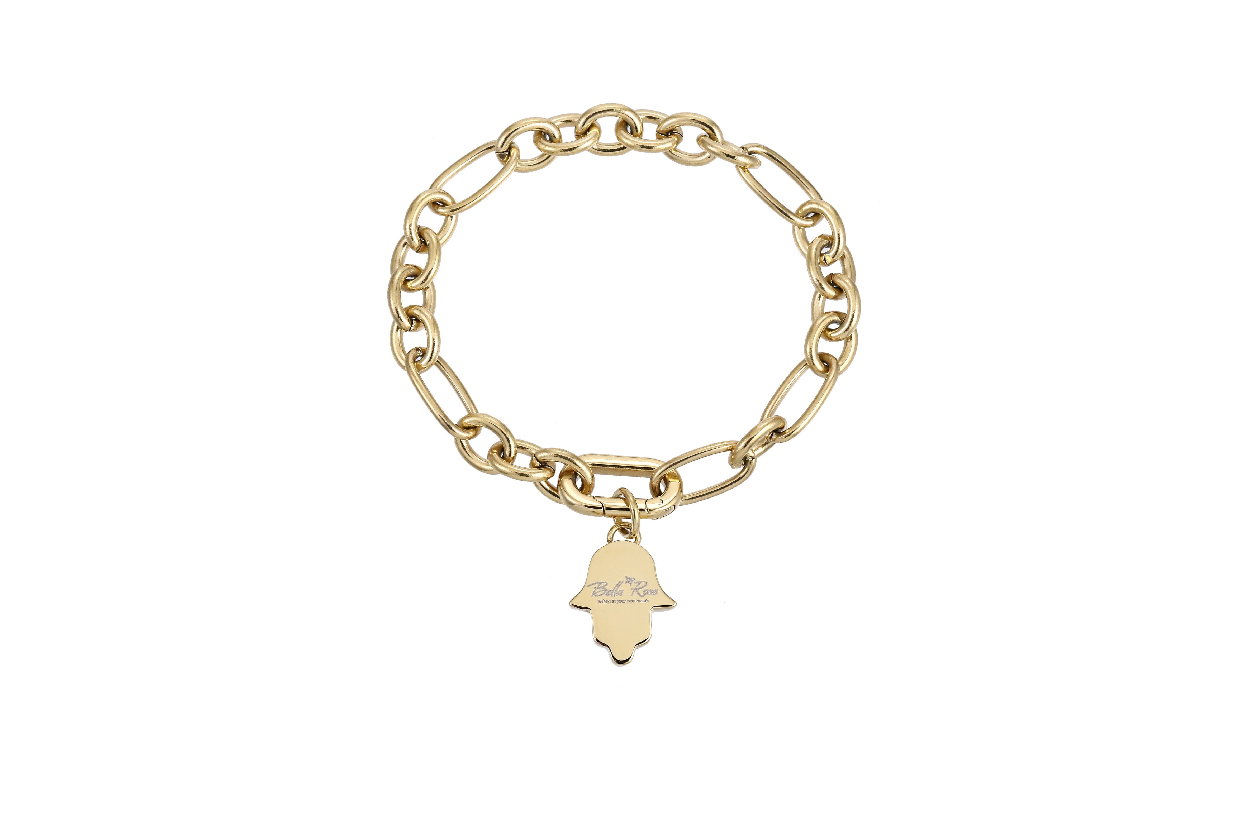 Hamsa Grace Bracelet-14K Gold Plated